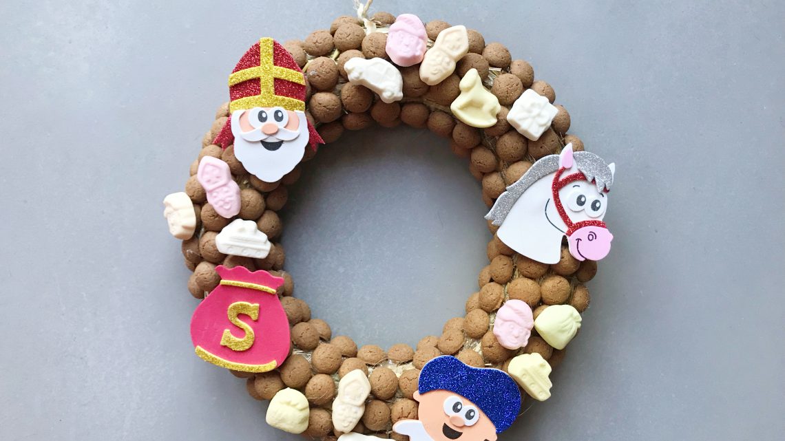 Sint DIY: Maak je eigen Sinterklaas deurkrans