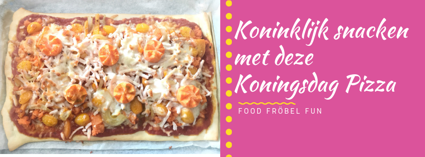 Gemakkelijke Koningsdag snack: koninklijke pizza