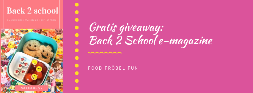 Gratis giveaway: Food Fröbel Fun Back 2 School e-magazine