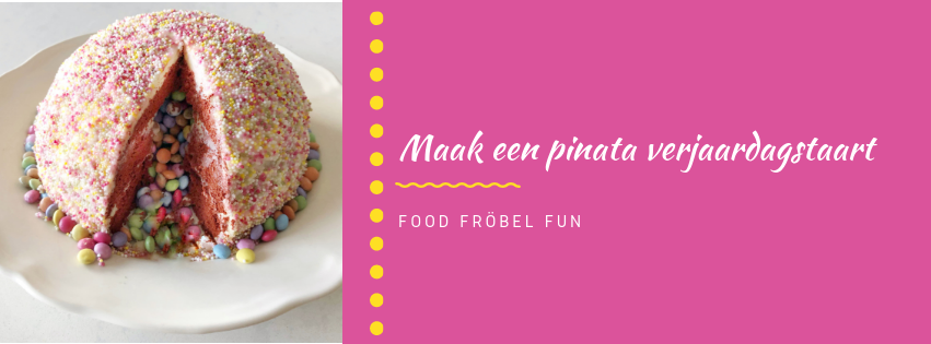 Maak je eigen pinata verjaardagstaart