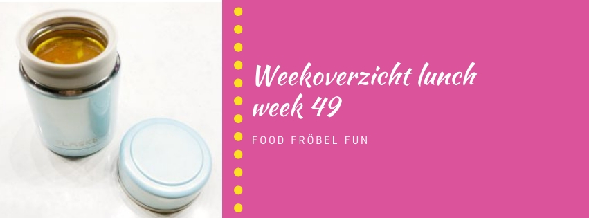 Weekoverzicht lunch week 49