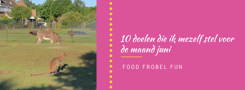 10 doelen die ik mezelf stel voor de maand juni