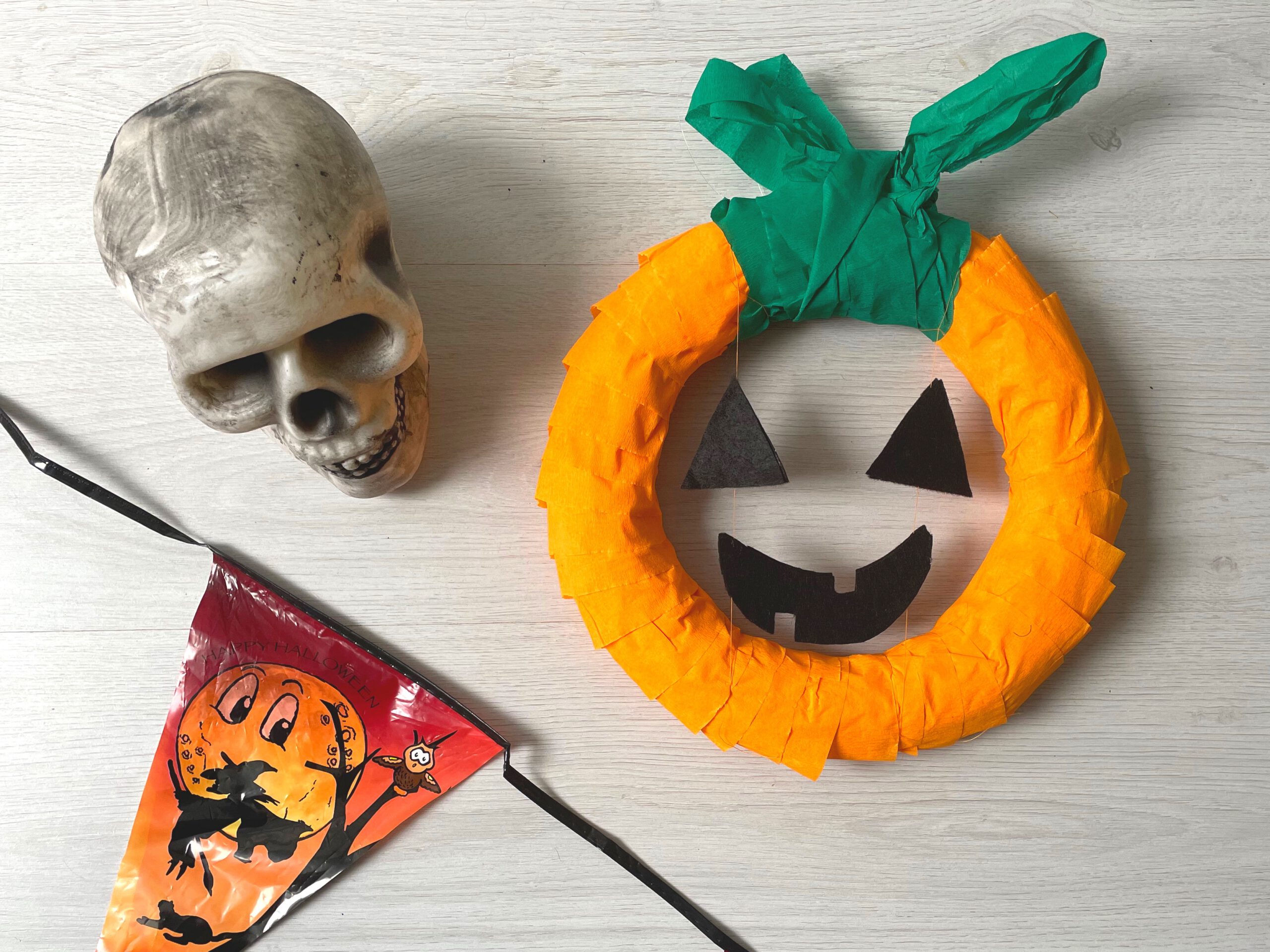USB LED Halloween Kürbis Fledermaus Rattan Künstliche Baum Licht Indoor Dekorati