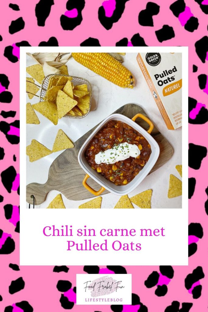 chili sin carne met pulled oats - pinterest