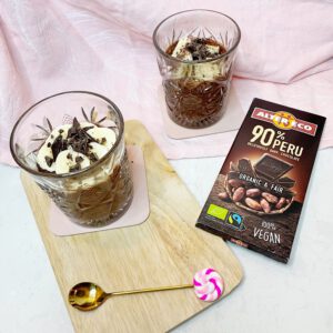 gezond vegan ontbijt - chocoladepudding